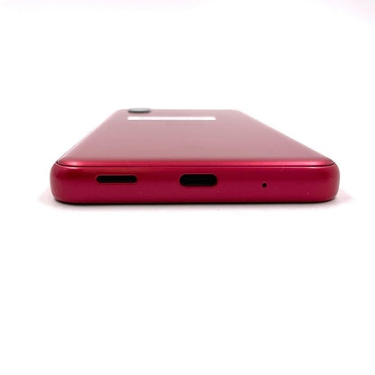 【全額返金保証】【最速発送】SHARP BASIO active 64GB レッド au SHG09 白ロム 美品 動作確認済