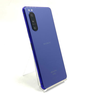【全額返金保証】【最速発送】Sony Xperia 5 II 128GB パープル docomo SO-52A 白ロム 動作確認済