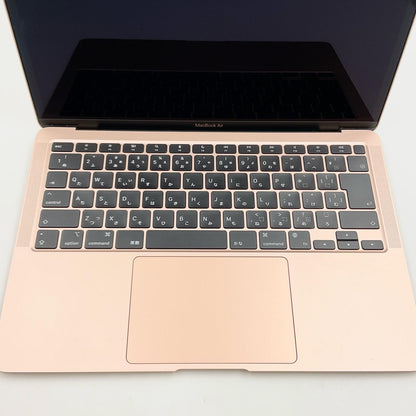 【全額返金保証】【最速発送】Apple MacBook Air 13インチ 2020 Apple M1 8GB SSD 256GB ゴールド 96% 動作確認済