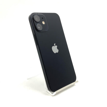 【全額返金保証】【最速発送】Apple iPhone iPhone 12 mini 128GB ブラック au 白ロム 動作確認済 97%
