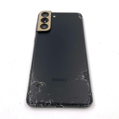 【最速発送】SAMSUNG Galaxy S21+ 5G 256GB ファントムブラック au SCG10 白ロム【難有】