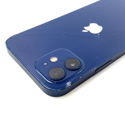 【最速発送】Apple iPhone iPhone 12 128GB ブルー Softbank 白ロム【難有】 83%