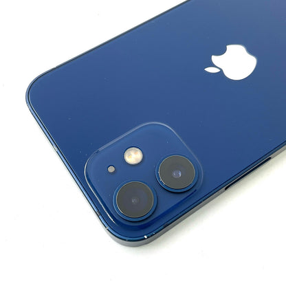 【全額返金保証】【最速発送】Apple iPhone iPhone 12 mini 64GB ブルー Softbank 白ロム 動作確認済 79%