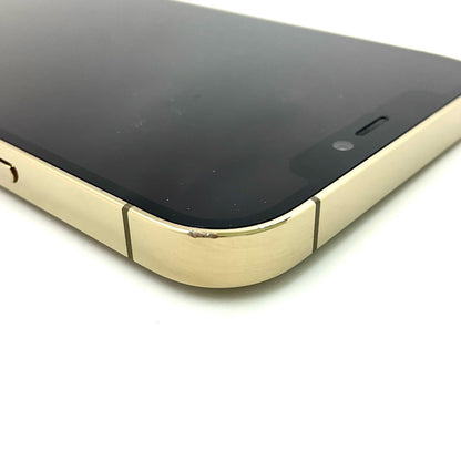 【全額返金保証】【最速発送】Apple iPhone iPhone 12 Pro 256GB ゴールド au 白ロム 動作確認済 74%