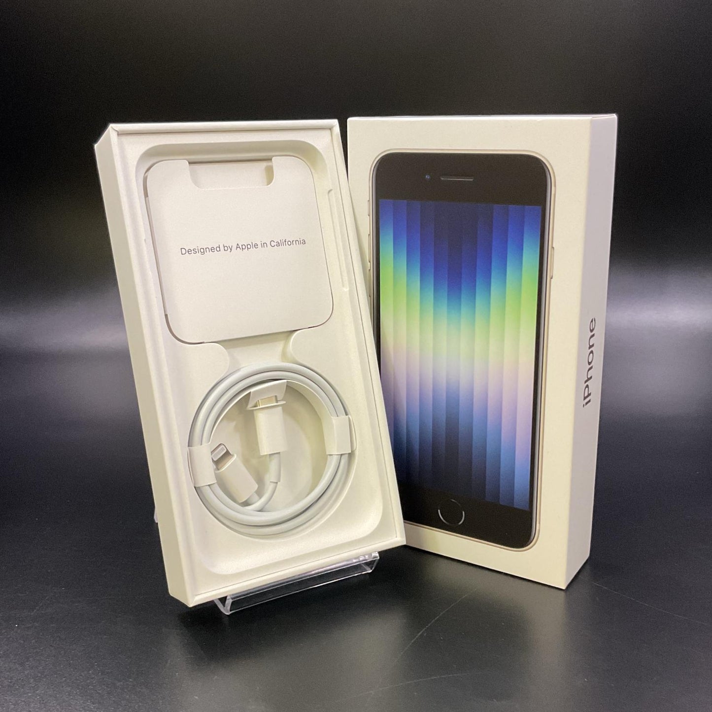 【全額返金保証】【最速発送】Apple iPhone iPhone SE（第3世代） 256GB スターライト SIMフリー 白ロム 美品 動作確認済 86%