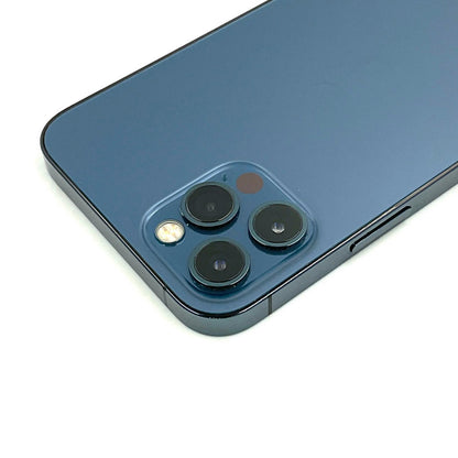 【全額返金保証】【最速発送】Apple iPhone iPhone 12 Pro 128GB パシフィックブルー au 白ロム 動作確認済 77%