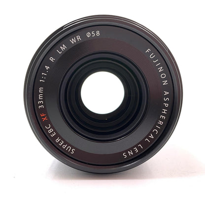 【全額返金保証】【最速発送】FUJIFILM フジノンレンズ XF33mm F1.4 R LM WR 動作確認済