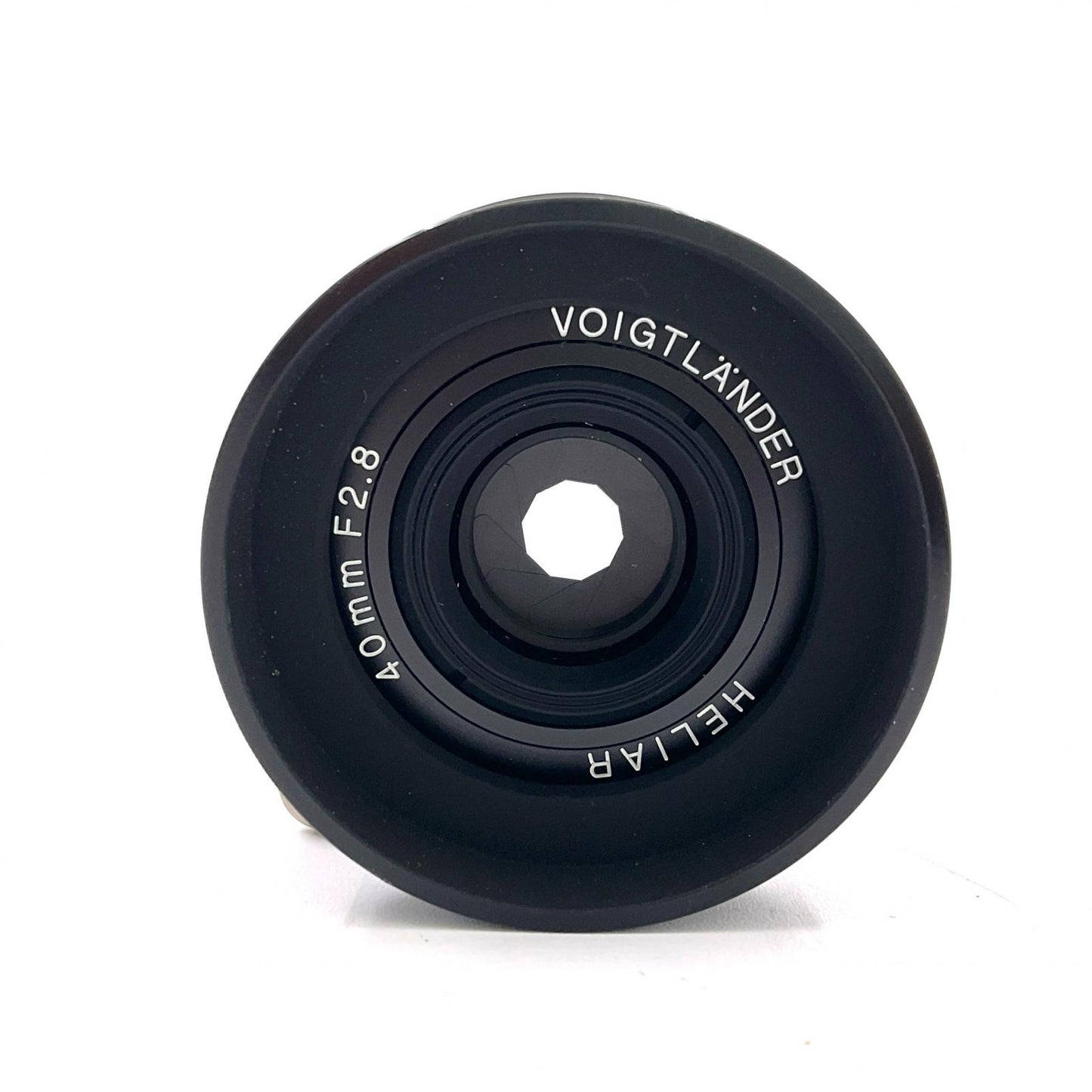 【全額返金保証】【最速発送】Voigtlanderフォクトレンダー HELIAR 40mm F2.8 Aspherical L(L39) ブラック 美品 動作確認済