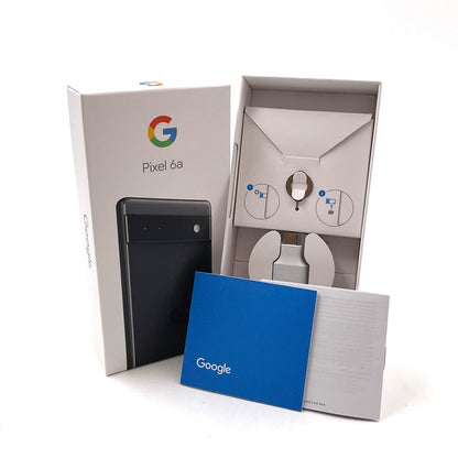 【全額返金保証】【最速発送】Google Pixel 6a 128GB Charcoal au SIMフリー 白ロム 動作確認済