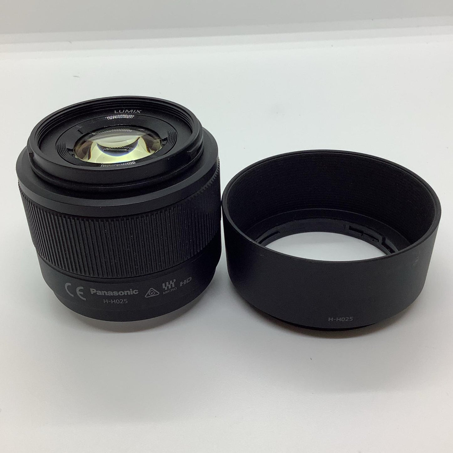 【全額返金保証】【最速発送】Panasonic LUMIX G 25mm/F1.7 ASPH. H-H025-K [ブラック] 動作確認済