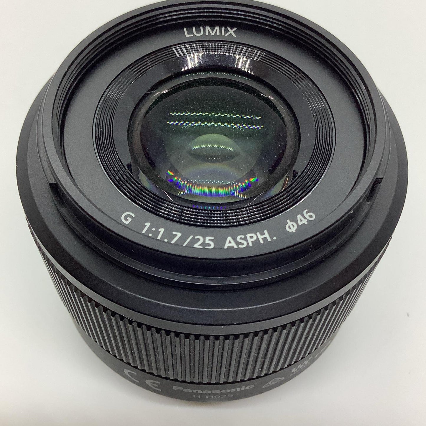 【全額返金保証】【最速発送】Panasonic LUMIX G 25mm/F1.7 ASPH. H-H025-K [ブラック] 動作確認済