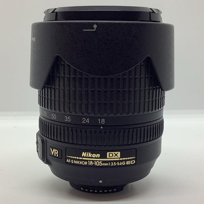 【全額返金保証】【最速発送】Nikon AF-S DX NIKKOR 18-105mm f/3.5-5.6G ED VR 動作確認済