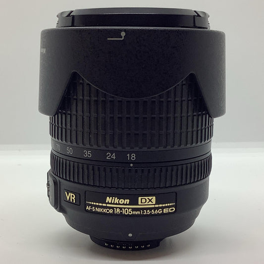 【全額返金保証】【最速発送】Nikon AF-S DX NIKKOR 18-105mm f/3.5-5.6G ED VR 動作確認済