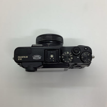 【全額返金保証】【最速発送】FUJIFILM コンパクトデジタルカメラ FUJIFILM X10 ボディ 動作確認済
