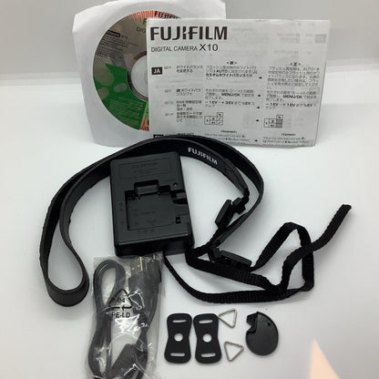 【全額返金保証】【最速発送】FUJIFILM コンパクトデジタルカメラ FUJIFILM X10 ボディ 動作確認済