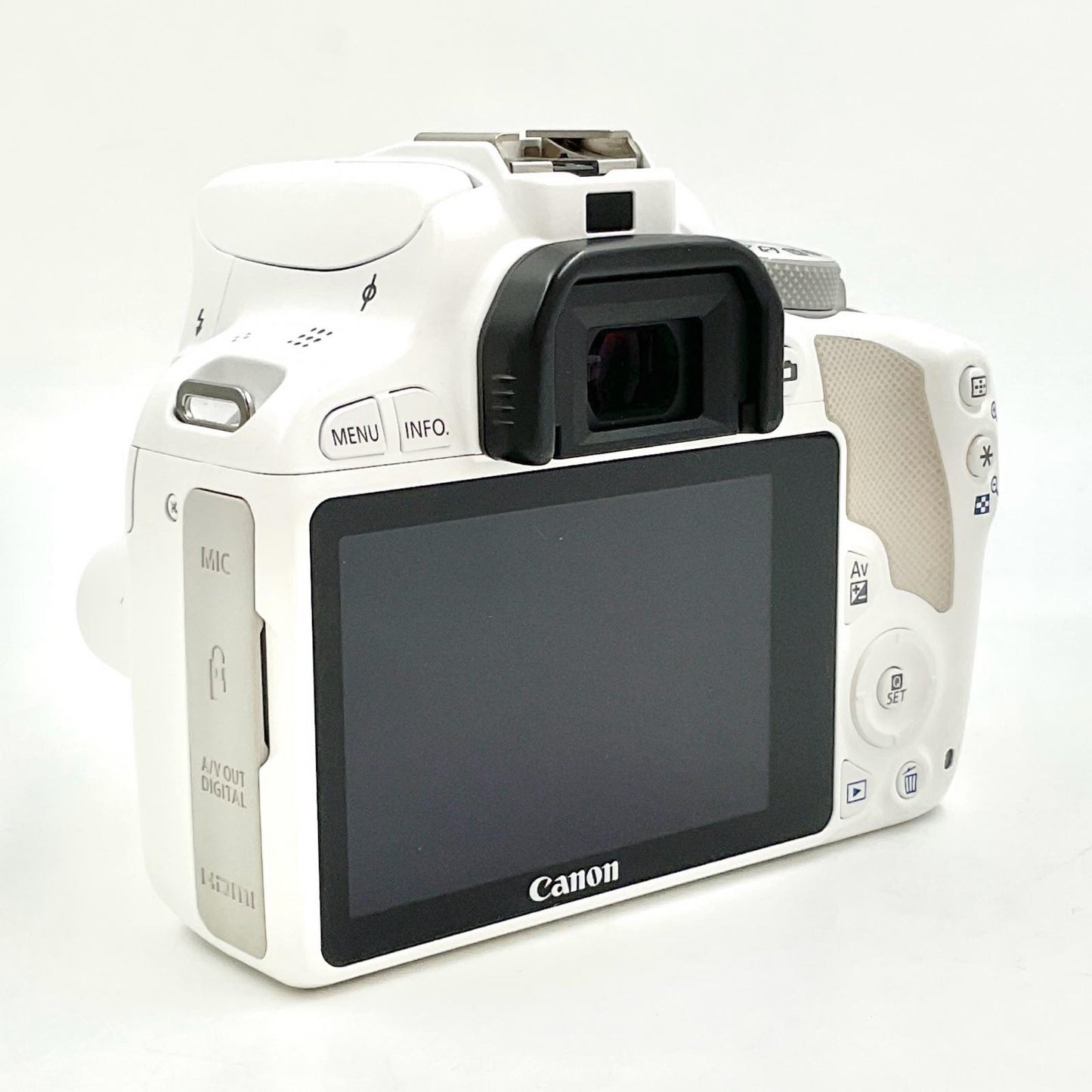 【全額返金保証】【最速発送】Canon デジタル一眼 EOS Kiss X7 ボディ ホワイト 美品 動作確認済