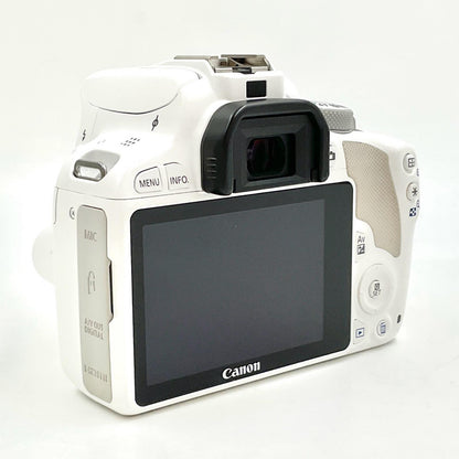 【全額返金保証】【最速発送】Canon デジタル一眼 EOS Kiss X7 ボディ ホワイト 美品 動作確認済