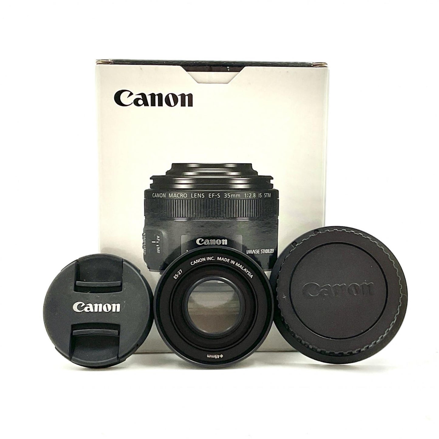 【全額返金保証】【最速発送】Canon EF-S35mm F2.8 マクロ IS STM 美品 動作確認済
