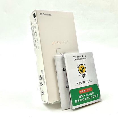 【最速発送】Sony Xperia 5 IV 128GB ブラック Softbank A204SO 白ロム【難有】