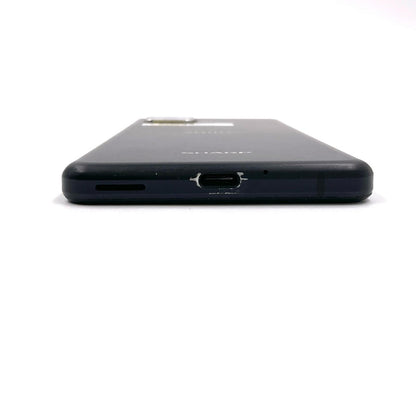 【全額返金保証】【最速発送】SHARP AQUOS sense4 64GB ブラック SIMフリー SH-M15 白ロム 動作確認済