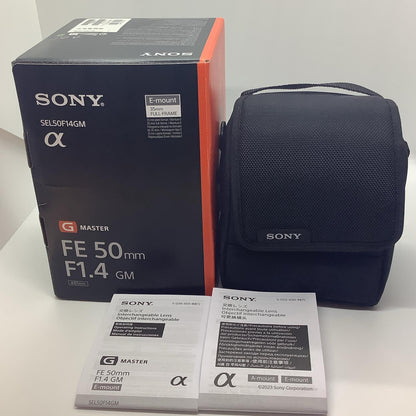 【全額返金保証】【最速発送】Sony FE 50mm F1.4 GM SEL50F14GM 美品 動作確認済