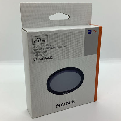 【全額返金保証】【最速発送】Sony 円偏光フィルター VF-67CPAM2 美品 動作確認済