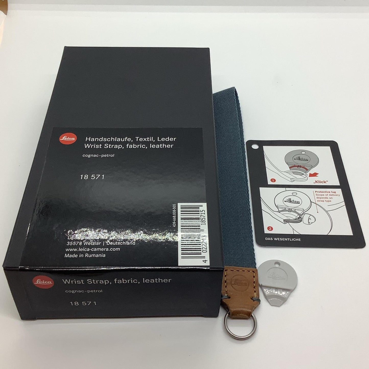 【全額返金保証】【最速発送】Leica Wrist Strap fabric leather 18571 超美品 動作確認済