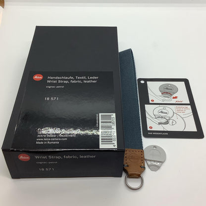 【全額返金保証】【最速発送】Leica Wrist Strap fabric leather 18571 超美品 動作確認済