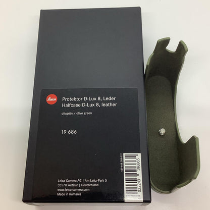 【全額返金保証】【最速発送】Leica D-LUX8用 プロテクター オリーブグリーン 19686 超美品 動作確認済