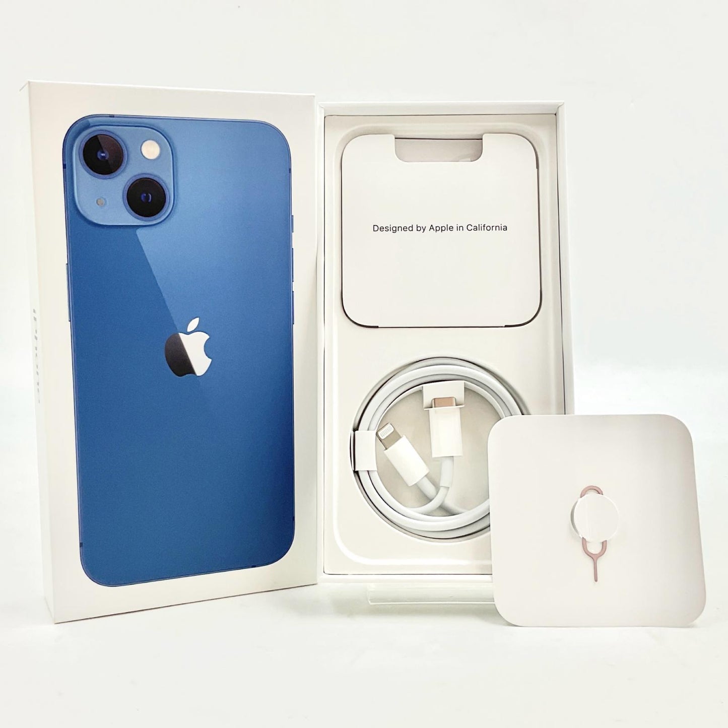 【全額返金保証】【最速発送】Apple iPhone iPhone 13 128GB ブルー SIMフリー 白ロム 動作確認済 85%