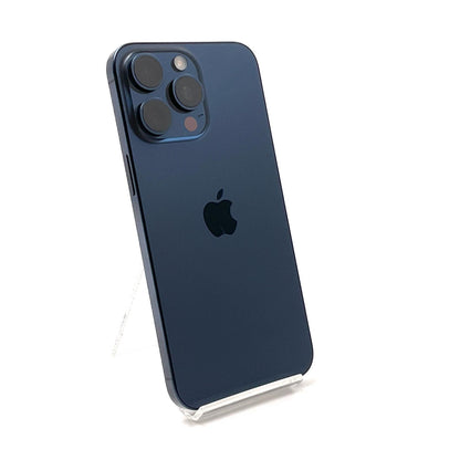 【全額返金保証】【最速発送】Apple iPhone iPhone 15 Pro Max 256GB ブルーチタニウム au 白ロム 動作確認済 96%
