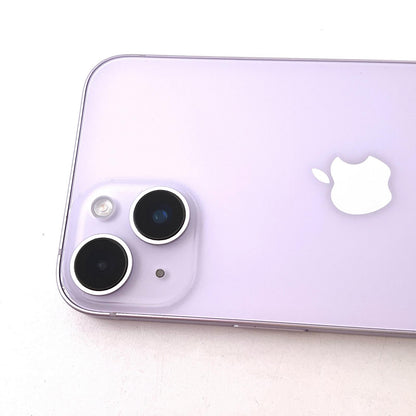 【全額返金保証】【最速発送】Apple iPhone iPhone 14 256GB パープル SIMフリー 白ロム 動作確認済 86%