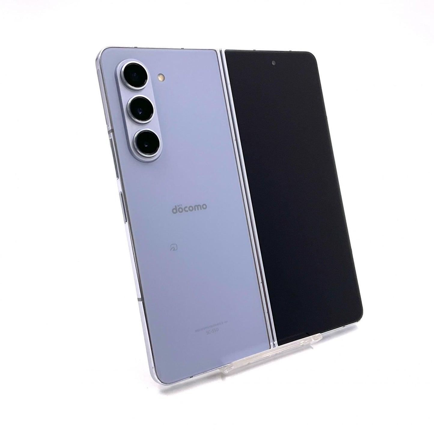 【全額返金保証】【最速発送】SAMSUNG Galaxy Z Fold5 256GB アイシーブルー docomo SC-55D 白ロム 動作確認済