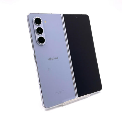 【全額返金保証】【最速発送】SAMSUNG Galaxy Z Fold5 256GB アイシーブルー docomo SC-55D 白ロム 動作確認済