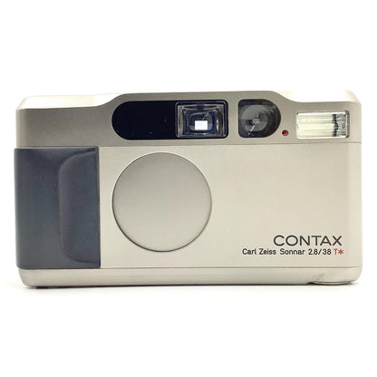 【全額返金保証】【最速発送】CONTAX T2 チタンシルバー 動作確認済