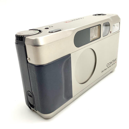 【全額返金保証】【最速発送】CONTAX T2 チタンシルバー 動作確認済