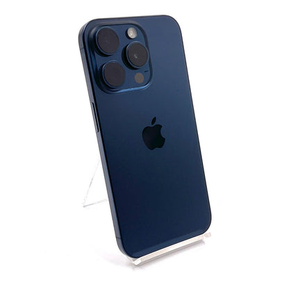 【全額返金保証】【最速発送】Apple iPhone iPhone Pro 15 Pro 128GB ブルーチタニウム SIMフリー 白ロム 動作確認済 86%