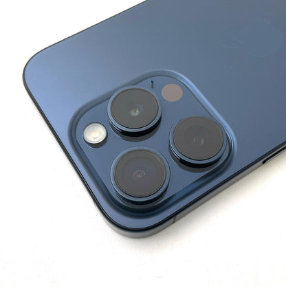 【全額返金保証】【最速発送】Apple iPhone iPhone Pro 15 Pro 128GB ブルーチタニウム SIMフリー 白ロム 動作確認済 86%