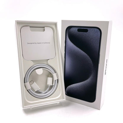 【全額返金保証】【最速発送】Apple iPhone iPhone Pro 15 Pro 128GB ブルーチタニウム SIMフリー 白ロム 動作確認済 86%