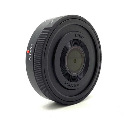 【全額返金保証】【最速発送】Panasonic LUMIX S 26mm F8 S-R26 美品 動作確認済