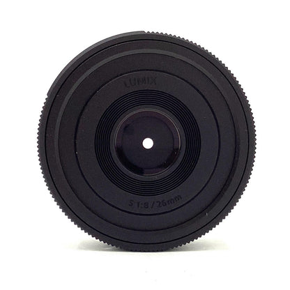 【全額返金保証】【最速発送】Panasonic LUMIX S 26mm F8 S-R26 美品 動作確認済