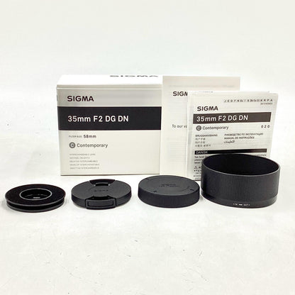 【全額返金保証】【最速発送】SIGMA 35mm F2 DG DN 超美品 動作確認済