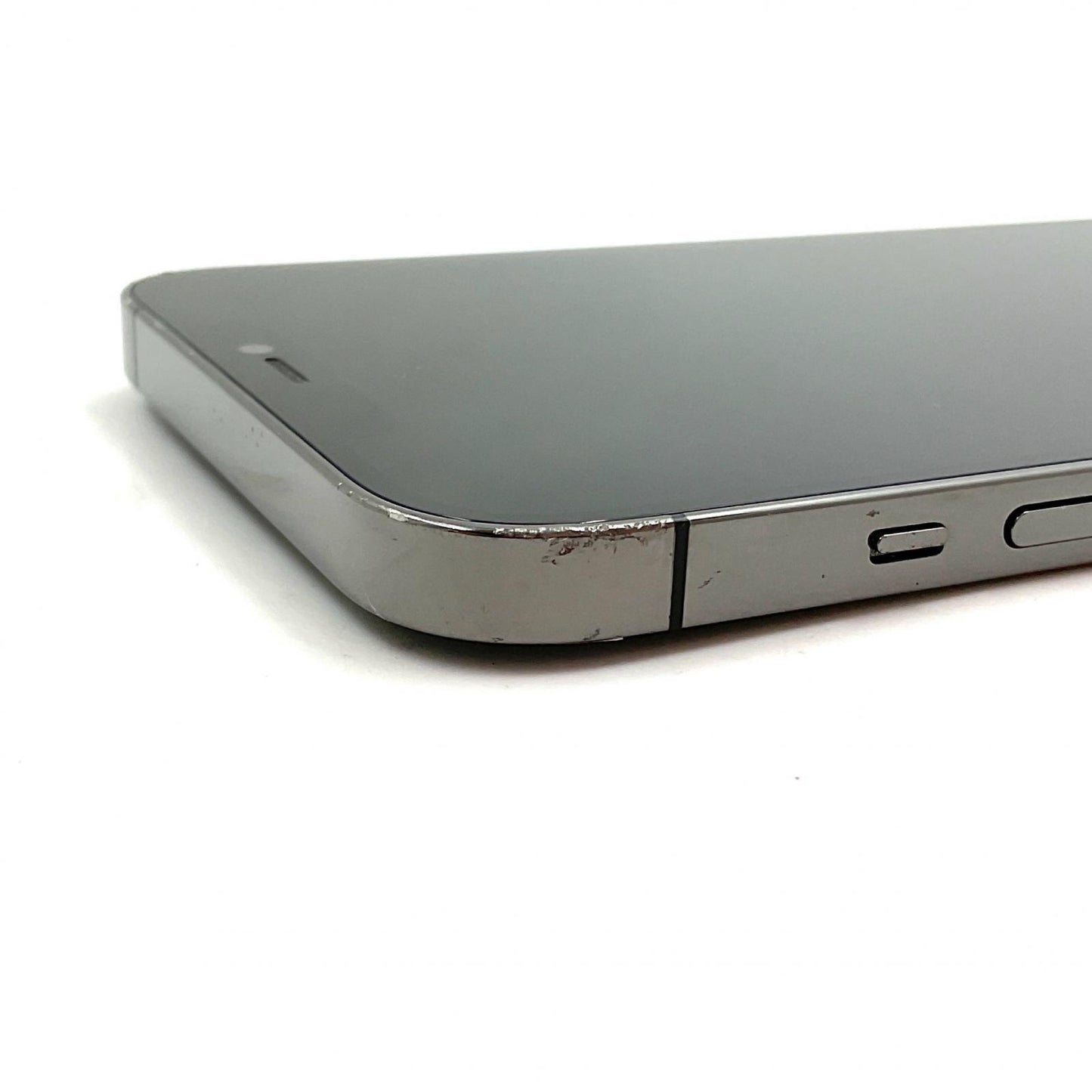 【全額返金保証】【最速発送】Apple iPhone iPhone 12 Pro Max 256GB グラファイト Softbank SIMフリー 白ロム 動作確認済 81%