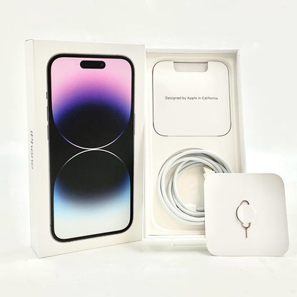 【全額返金保証】【最速発送】Apple iPhone iPhone 14 Pro 512GB ディープパープル SIMフリー 白ロム 動作確認済 74%