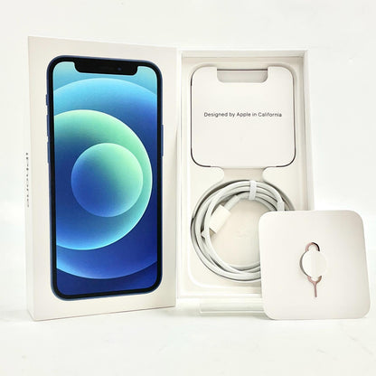 【全額返金保証】【最速発送】Apple iPhone iPhone 12 mini 256GB ブルー SIMフリー 白ロム 動作確認済 72%
