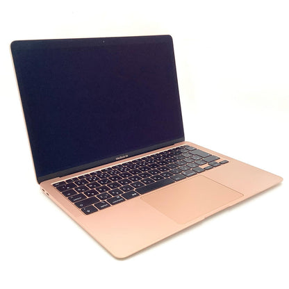 【全額返金保証】【最速発送】Apple MacBook Air 13.3インチ 2020 1.1 GHz デュアルコア Intel Core i3 8GB SSD 256GB ゴールド 86.1% 動作確認済