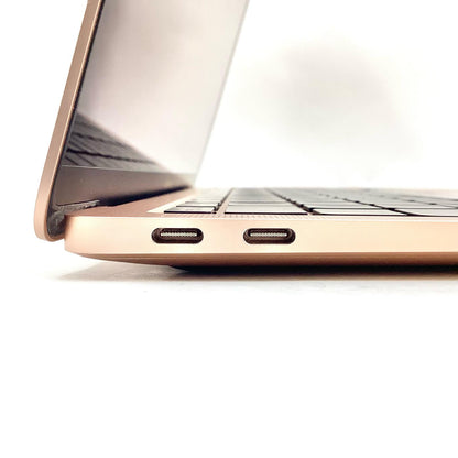 【全額返金保証】【最速発送】Apple MacBook Air 13.3インチ 2020 1.1 GHz デュアルコア Intel Core i3 8GB SSD 256GB ゴールド 86.1% 動作確認済
