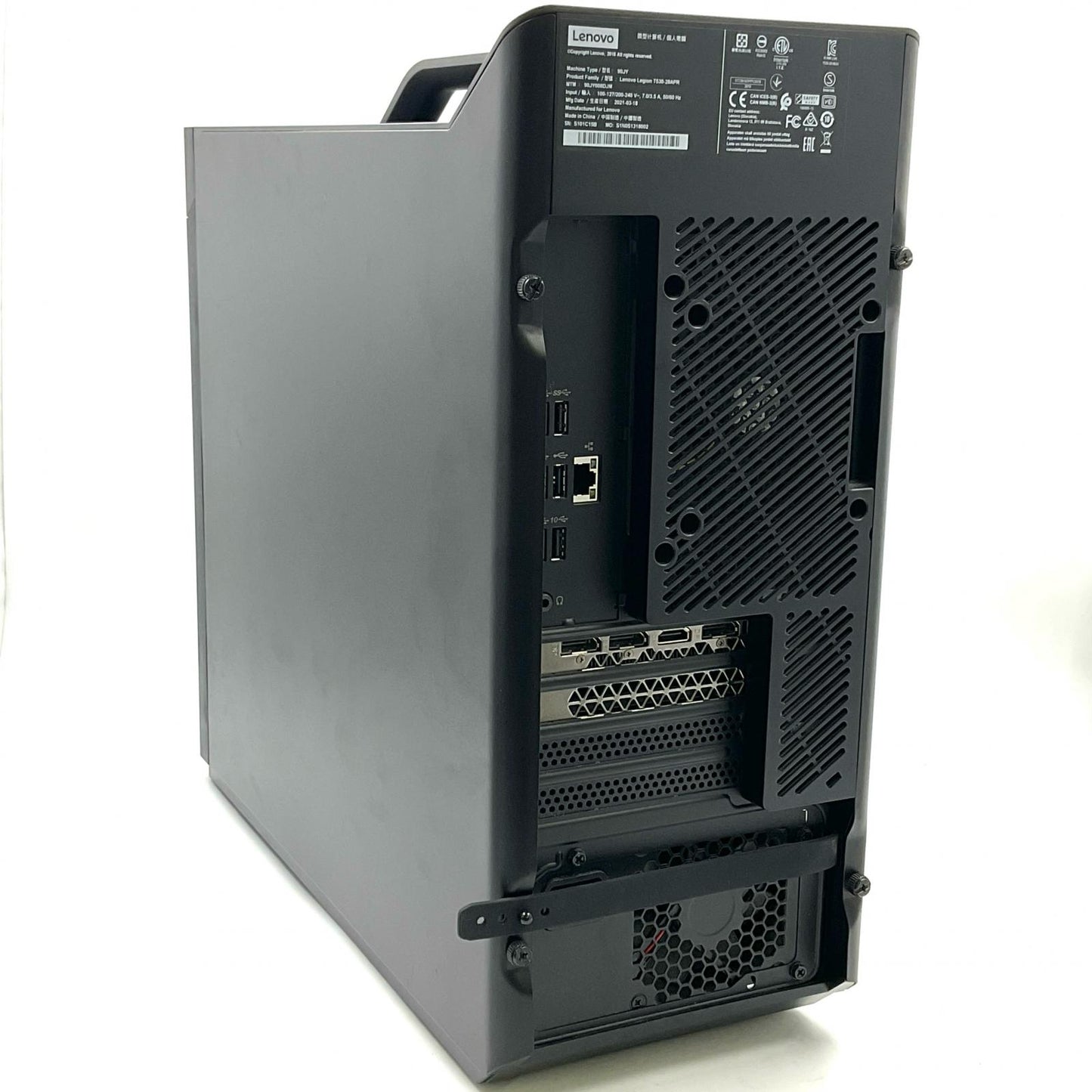 【全額返金保証】【最速発送】Lenovo LEGION 90JY AMD Ryzen７3700X 16GB M.2 SSD 256GB HDD 2TB NVIDIA GeForce RTX 2060 動作確認済