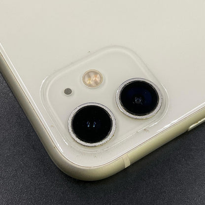 【全額返金保証】【最速発送】Apple iPhone iPhone 11 128GB ホワイト SIMフリー 白ロム 動作確認済 74%