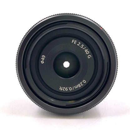 【全額返金保証】【最速発送】Sony FE 40mm F2.5 G SEL40F25G 動作確認済